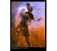 The Eagle Has Risen: Stellar Spire in The Eagle Nebula - Hubble Space Telescope Poster - A2 Size - 42 x 59.4 cm - Paper Laminated