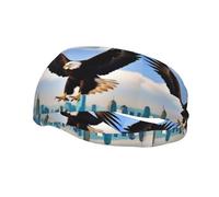 The Eagle With Wings Pattern Sports Sweatband Headscarf Head Bands For Women Men Suitable For Running Yoga Fitness Football