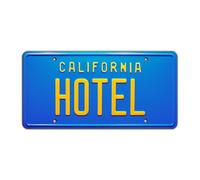 The Eagles | Hotel California | Metal Stamped License Plate