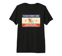 The Early Retirement Lounge Funny Beach Vacation Retired Premium T-Shirt
