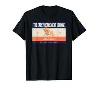 The Early Retirement Lounge Funny Beach Vacation Retired Value Graphic T-Shirt