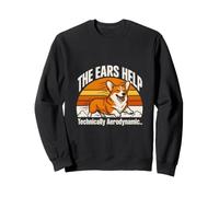 The Ears Help Technically Aerodynamic Corgi Sweatshirt