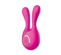 The Ears Plus Rabbit - Hot Pink - Rechargeable, Silicone Classic Rabbit Vibe
