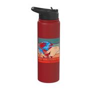 The Earth Bleeds Environmental Awareness Earth Crisis Save Stainless Steel Insulated Water Bottle