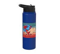 The Earth Bleeds Environmental Awareness Earth Crisis Save Stainless Steel Insulated Water Bottle