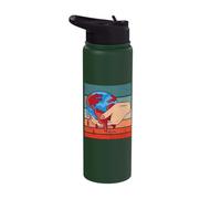 The Earth Bleeds Environmental Awareness Earth Crisis Save Stainless Steel Insulated Water Bottle