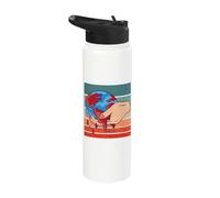 The Earth Bleeds Environmental Awareness Earth Crisis Save Stainless Steel Insulated Water Bottle