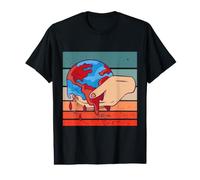 The Earth Bleeds Environmental Awareness Earth Crisis Save Value Graphic T-Shirt