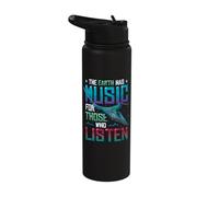 The Earth Has Music for Those Who Listen Hummingbird Stainless Steel Insulated Water Bottle