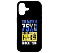 The earth is 75% water but I only need one - Swimmer Case for iPhone 17