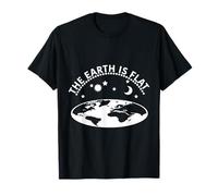The Earth is Flat - Conspiracy Theory, Tin Hat, World Peace T-Shirt