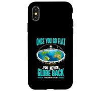 The Earth Is Flat Firmament Earth Day Once You Go Flat Case for iPhone X/XS