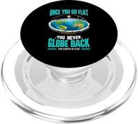 The Earth Is Flat Firmament Earth Day Once You Go Flat PopSockets PopGrip for MagSafe