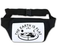 The Earth is Flat Flat Earhter Waist Bag Fanny Pack White