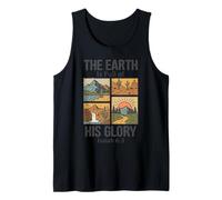The Earth is Full of His Glory - Isaiah 6:3 Retro Nature Tank Top