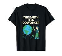 The Earth Is My Coworker Eco High Five Design T-Shirt