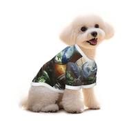 The Earth on The Stairs Dog T-Shirt Clothes Apparel Puppy Vest Pet and Elastic Tank Top Clothing, Dogs Cats Pullovers Cute Breathable Soft Small