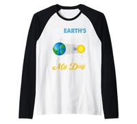 The Earth's Rotation Really Makes My Days Science Raglan Baseball Tee