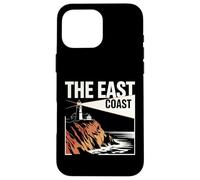 The East Coast Lighthouse Cliff Ocean Scenic View Case for iPhone 16 Pro Max