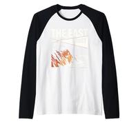 The East Coast Lighthouse Cliff Ocean Scenic View Raglan Baseball Tee