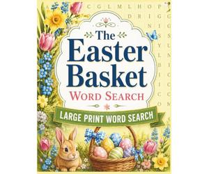 The Easter Basket Word Search | Large Print Word Search: Easter Word Search - 100 Springtime Puzzles for Adults & Seniors, Solutions Included (Seasons & Celebrations Large Print Word Search)
