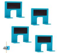 The Easy Hinge Mate,Quick Fix Door Installation Tool, Adjustable Magnetic Hinge Jig Guide for Precise Door & Cabinet Hinges Cutting, Fast Setup for Home DIY & Carpenters (Blue, 4PCS)