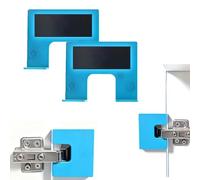 The Easy Hinge Mate Your Quick Fix for Door Installation, Adjustable Accurate Guide for Hinges Cutting, Door Jamb Hinge Jig, Home Drawer Woodworking Exterior Tool for Quick Setup (2 PCS)