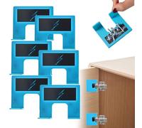 The Easy Hinges Mate - Your Quick Fix for Door Installation, Magnetic Hinge Installation Tool for Cabinets, Door Jamb Hinge Jig, Carpenter Latch Installation in Minutes (6pcs)