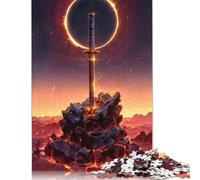 The Eclipse Puzzles 1000 Teile Schwer Puzzle Spielzeug Lernspiel Impossible Herausforderungsspielzeug Für Erwachsene Und Kinder Ab 12 Jahren 1000pcs (75x50cm)