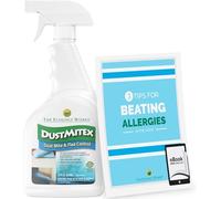 The Ecology Works DustmiteX Spray (32 oz) - Removes Dust Mites, Fleas & Reduces Allergies, Gentle Hypoallergenic Formula for Fabric, Furniture, Pet Bedding & More