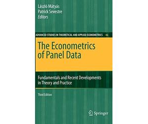 The Econometrics of Panel Data: Fundamentals an. MAtyAs, Sevestre<|