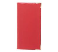 The Economist Diaries 2024 Diary and Business Planner - Week to View Wallet Pocket Diary with Luxury Leather Cover - Red