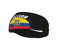 The Ecuador Flag and Freedom Headbands Men Women Non Slip Wicking Sports Sweatband for Gym Basketball Yoga Hairbands