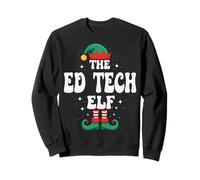 The Ed Tech Elf Funny Christmas Matching Family Group Sweatshirt