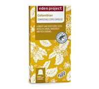 THE EDEN PROJECT 120 Colombian Coffee Pods Compatible with Nespresso Original - Premium Arabica, Rainforest Alliance Certified, Climate Neutral, Home Compostable Capsules (12 x 10 Pack)