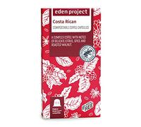 THE EDEN PROJECT 30 Costa Rican Coffee Pods Compatible with Nespresso Original - Premium Arabica, Rainforest Alliance Certified, Climate Neutral, Home Compostable Capsules (3 x 10 Pack)