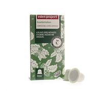 THE EDEN PROJECT 60 Guatemalan Coffee Pods Compatible with Nespresso Original - Premium Arabica, Rainforest Alliance Certified, Climate Neutral, Home Compostable Capsules (6 x 10 Pack)
