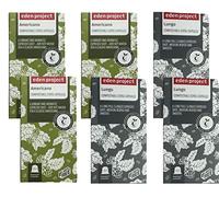 THE EDEN PROJECT Gusto Espresso and Lungo Coffee Pods Variety Pack Compatible with Nespresso Original Speciality, Rainforest Alliance Certified, Climate Neutral, Home Compostable Capsules (6 x 10)