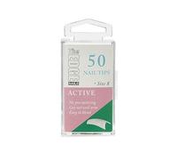 THE EDGE Active Nail Tips Size 8 (50 pack) - Strong Nail Tips