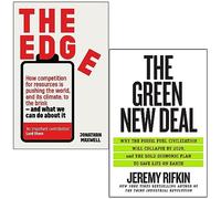 The Edge By Jonathan Maxwell & The Green New Deal By Jeremy Rifkin 2 Books Collection Set