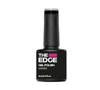 THE EDGE Gel Nail Polish 8ml - The Black - UV/LED Manicure/Pedicure for Salon & Home Use, Highly Pigmented/Long Lasting/2-Coat Coverage