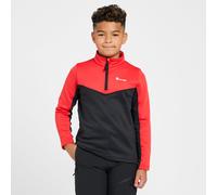 The Edge Kids' Polar Half Zip Fleece - Red, Red