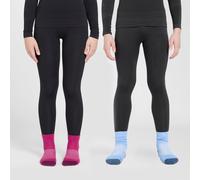 The Edge Kids' Seamless Pants, Black 6-8Y