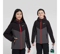 The Edge Kids' Sun Peaks Insulated Baffle Jacket, Black 11-12Y
