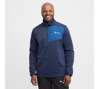 The Edge Men's Cypress 1/4 Zip Fleece, Dark Blue M