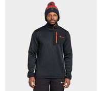 The Edge Men's Cypress Half Zip Fleece - Black, Black