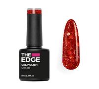 The Edge Nails Gel Polish The Red Glitter