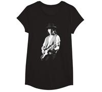 The Edge U2 Lead Guitarist Live 1987 T-Shirt, Girls, Black, Large