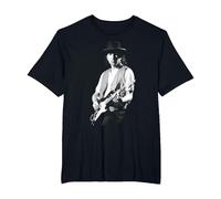 The Edge U2 Lead Guitarist Live 1987 T-Shirt, Men's Big and Tall, Black, 2X Tall