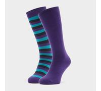 The Edge Women's Parallel Thermal Socks - Navy, Navy